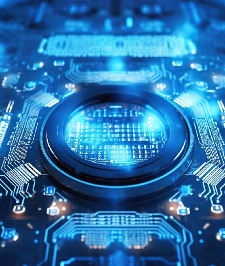 Network of lines and dots surrounding the Earth, representing global connectivity and communication